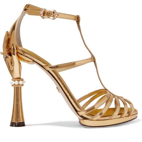 dolce gabbana gold damen|Dolce & Gabbana gold heels.